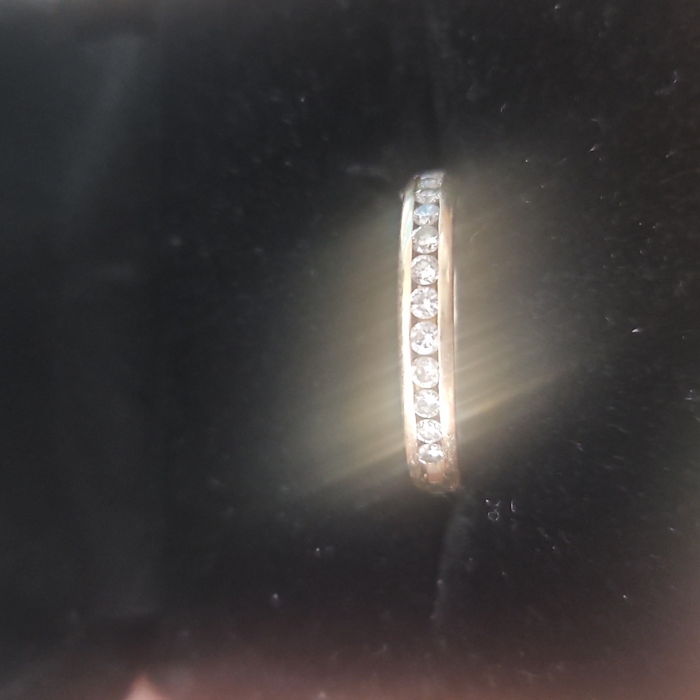 14k Gold And Diamond Band